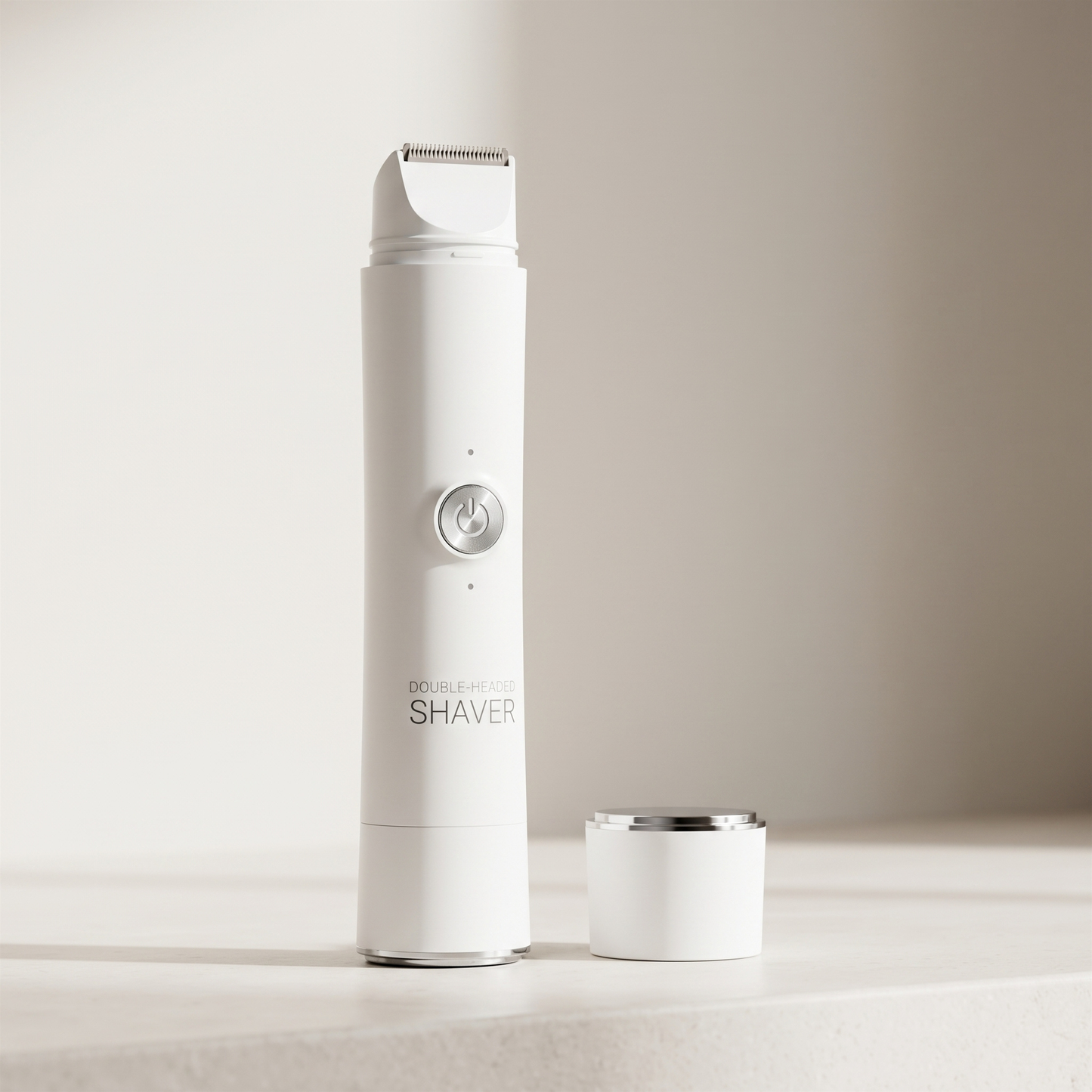 Rechargeable 2-in-1 Sensitive Area Shaver & Intimate Trimmer  (White)