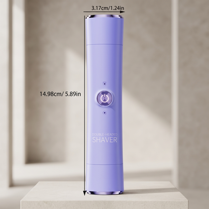 Rechargeable 2-in-1 Sensitive Area Shaver & Intimate Trimmer  (White)