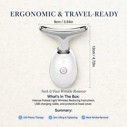 V-Line Sculpt | 3-Mode LED Neck Tightening & Microcurrent Massage