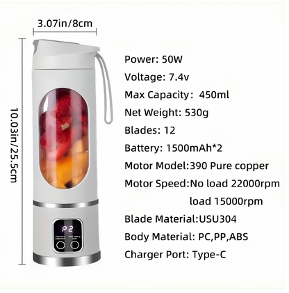 The Premium Portable Juicer  (FREE DELIVERY ON ALL ORDERS OVER R1000)