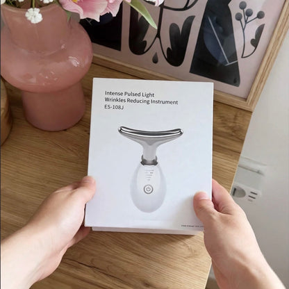 V-Line Sculpt | 3-Mode LED Neck Tightening & Microcurrent Massage